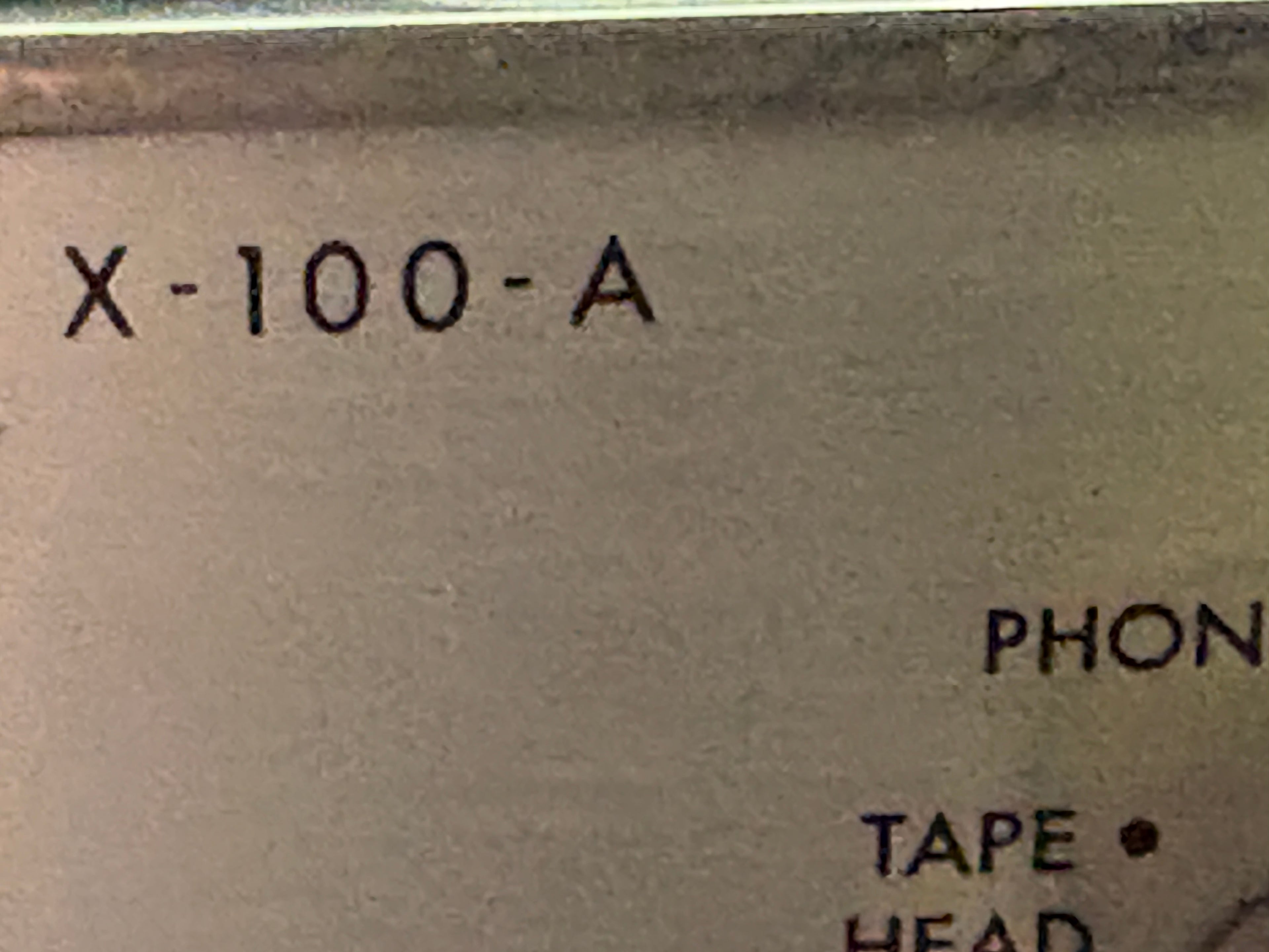 Fisher X-100-A