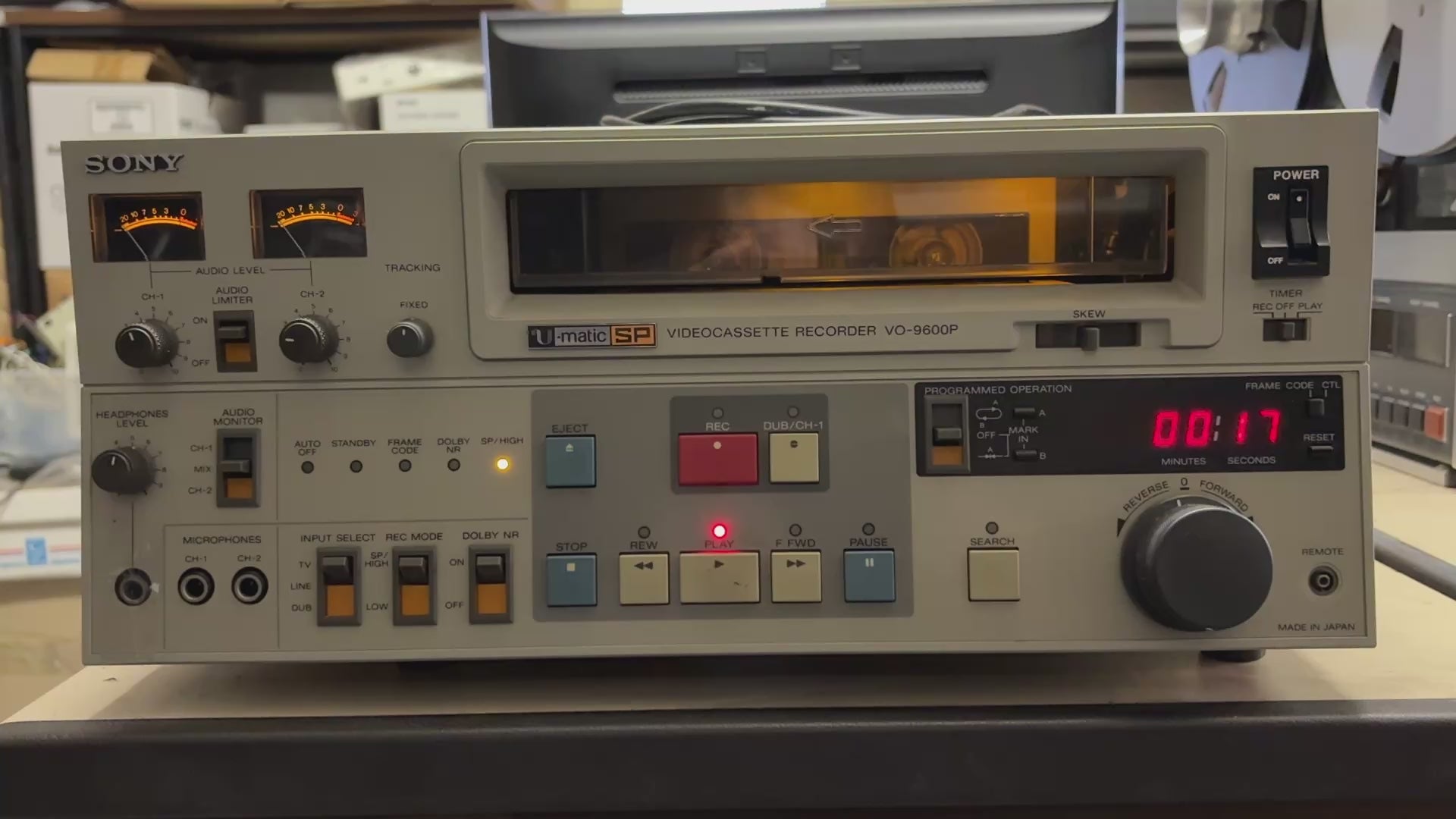 Sony U - Matic vIdeo Recorder VO-9600P